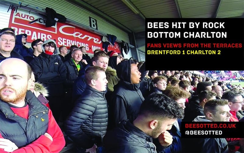 The Bees Hit Rock Bottom – Brentford 1 Charlton 2 (VIDEO)