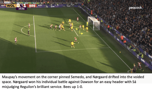 Wolves 0 Brentford 2 – Bees Breakdown’s Tactical Breakdown